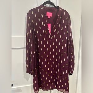 Lilly Pulitzer Shea Silk Dress NWT 6